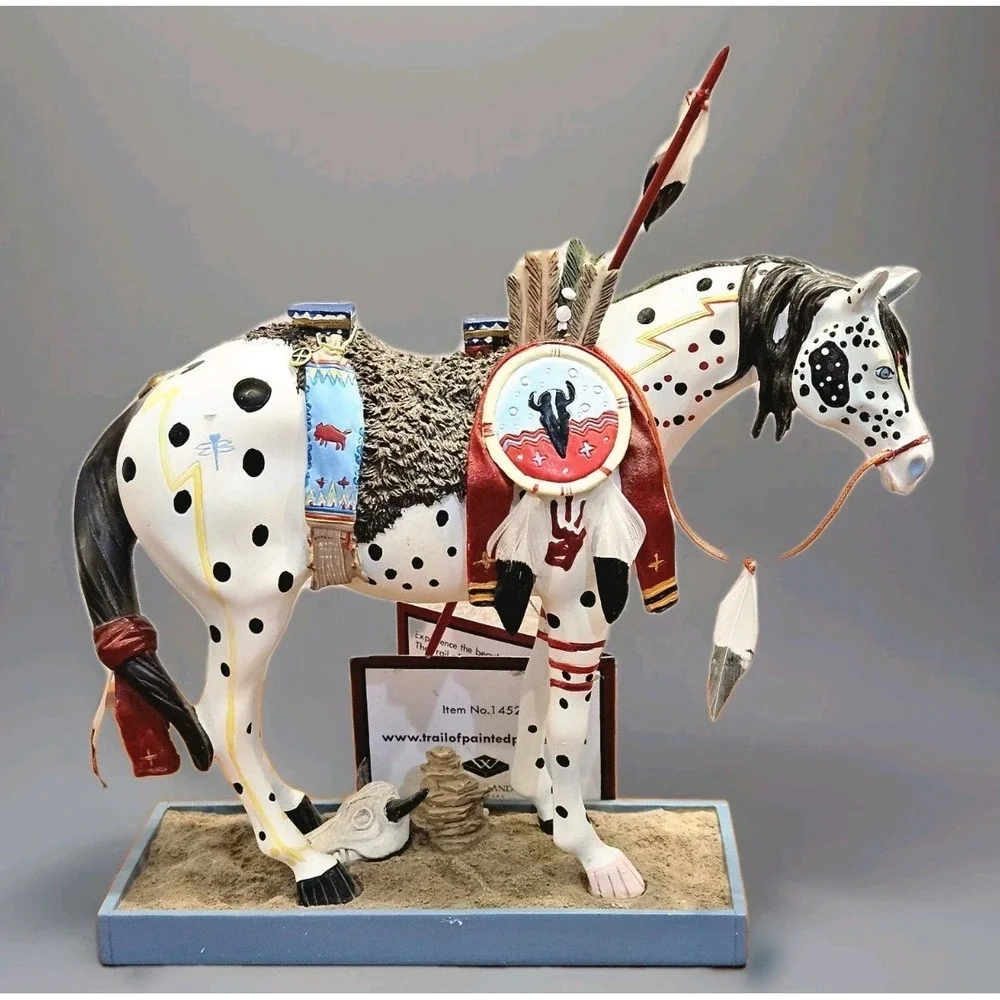 Trail of Painted Ponies War Pony #1452 • Rance Hood • 2003 Westland NIB
